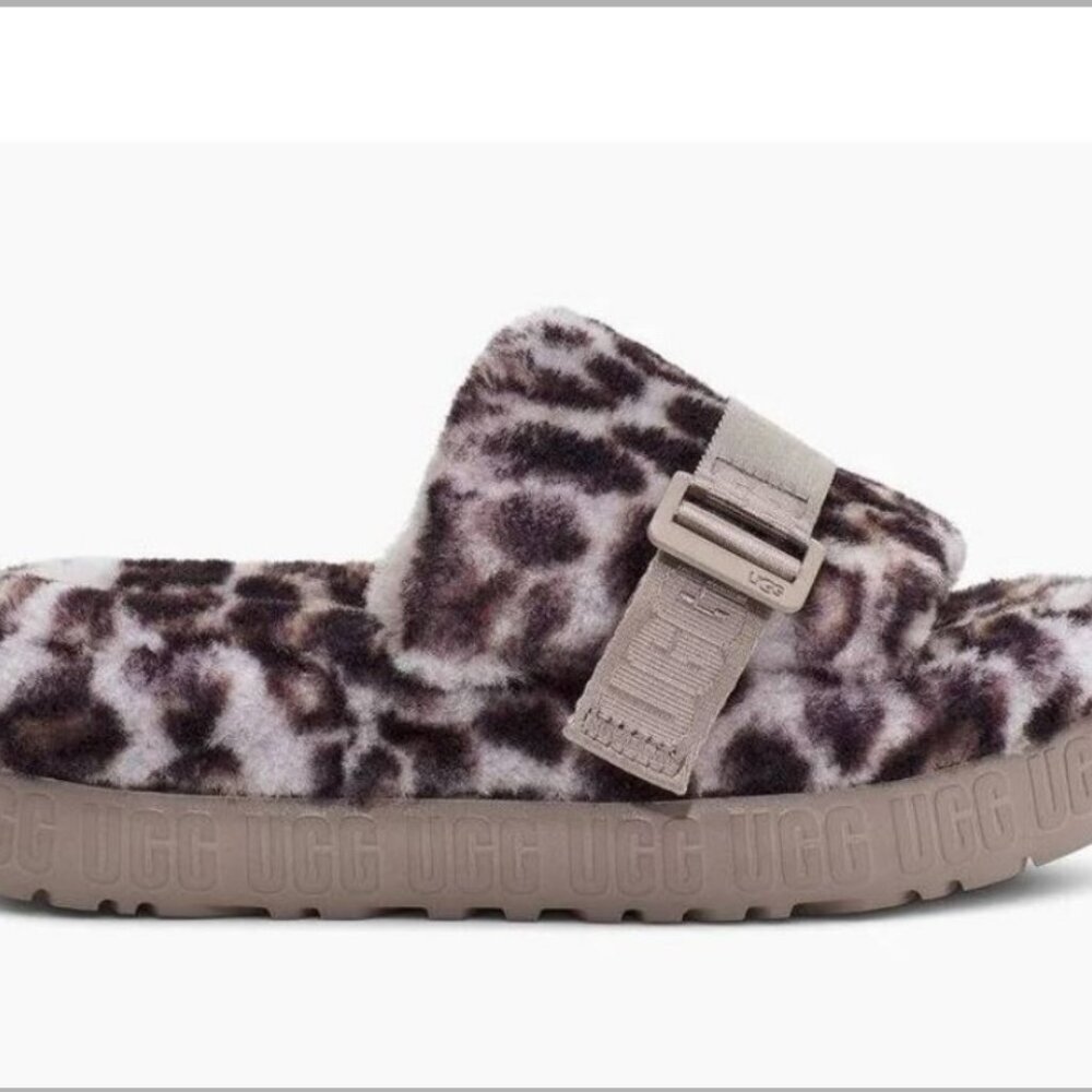 Ugg Fluffita Panther Sandal/Slipper Size 8 - Picture 6 of 6